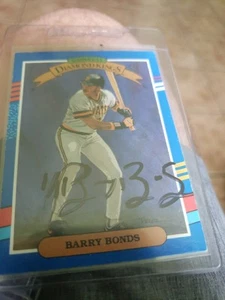 1991 Donruss Barry Bonds On Card Auto Diamondkings - Picture 1 of 2