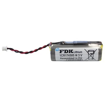 FDK Batteria Al Litio Cr17450 1cr17450e-n 3v Compatibile Con Telepass Con Cavo 2pin_