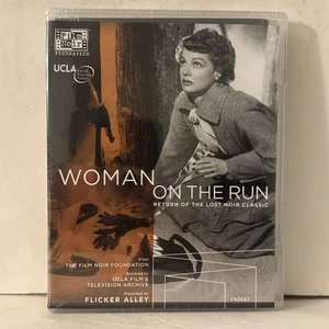 Woman on the Run Blu-ray Sealed Flicker Alley 2016 Norman Foster Directed - Picture 1 of 2