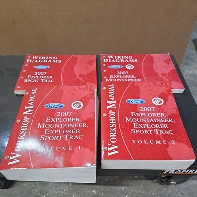 Ford Explorer Mercury Mountaineer 2007 deportivo pista manual de reparación conjunto 4 Foto 1 de 4