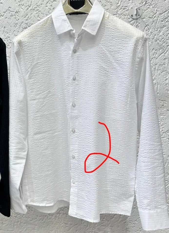 Dash Seersucker manga larga abotonada Foto 1 de 1