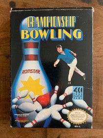 NES Nintendo Championship Bowling Complete In Box  (No Poster)  Good Condition