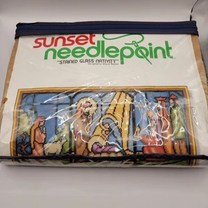 Kit ago tramonto vintage 1978 modello presepe vetro colorato 6090 NUOVO filato - Foto 1 di 9