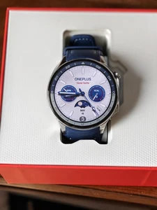 OnePlus Watch 2 Cinturino e Base in Acciaio Inox Blu Nordico - Foto 1 di 5