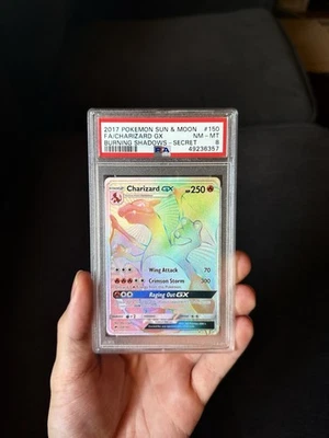 Pokémon Charizard GX 150/147 PSA 8 - Image 1 of 2