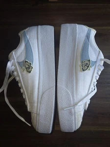 Nike Blazer Low Platform SE Woman's size 6.5 white/blue shoes DJ6376 100 - Picture 1 of 8
