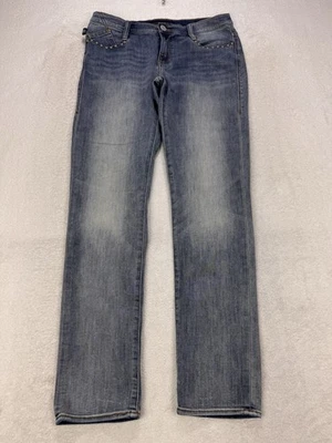 Rock & Republic Berlin Jeans Women 10M Skull Studs Stretch Denim Blue - Image 1 of 4