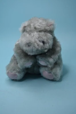 BJ Toys Hippo Plush Stuffed Animal  6" - Image 1 of 4