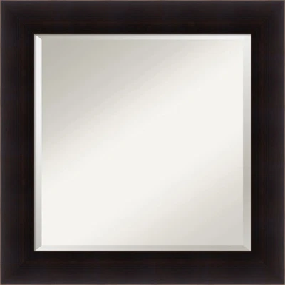 Espejo de pared de madera biselada - Marco Pórtico Espresso Foto 1 de 4