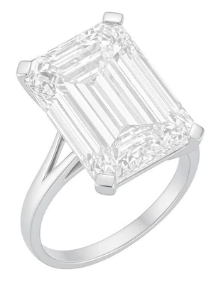 IGI Cert 15.11ct Radiant Cut Lab Grown Diamond Engagement Ring G,  VVS2 $25,250 - Image 1 of 3