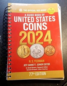 REDBOOK US COINS 2024 SPIRAL BOUND GOOD CONDITION  - Picture 1 of 2