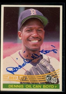 1981 Donruss #457 Oil Can Boyd Auto - Picture 1 of 2