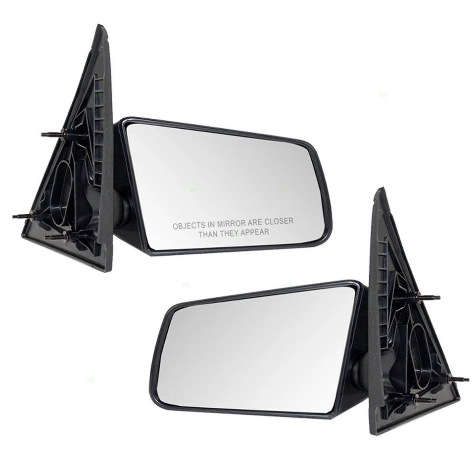 New Manual Mirror Set For 1994-2004 Chevrolet S10 GMC Sonoma GM1321129 GM1320129 - Image 1 of 3