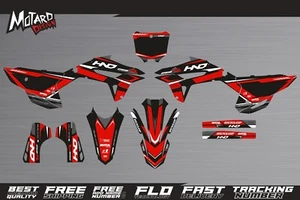 Graphics Kit for Honda CRF 250 R 2022 2023 2024 Decals Stickers by Motard Design - Picture 1 of 3