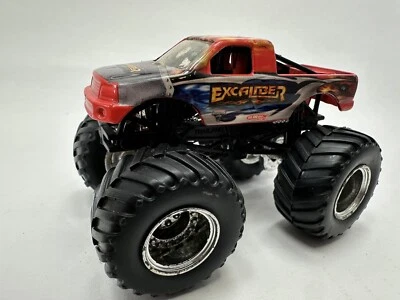 Monster Jam Truck Excalibre 1:64 Monster Truck Diecast Plástico Naranja Hot Wheels Foto 1 de 4