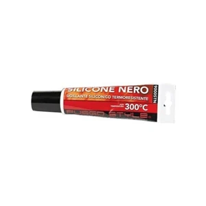 Silicone nero termoresistente per stufe  - 150 ml - Foto 1 di 1