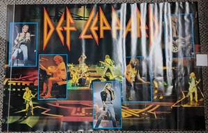 Def Leppard Live Brockum 1988 Poster Ross Halfin DLP003 35" X 23" - Picture 1 of 4