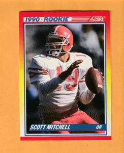 Scott Mitchell Utah Utes 1990 Score #651 Rookie RC Springville UT 5R - Imagen 1 de 2