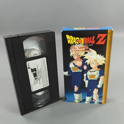 Vintage Dragon Ball Z VHS Cell Games Ultimatum Uncut USA Release 2001 Rare NTSC - Image 1 of 4