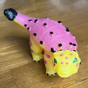 Dino Jr. Jungle Playset by Wild Republic Dinosaur Pink Yellow Plastic Toy - RARE - Picture 1 of 6