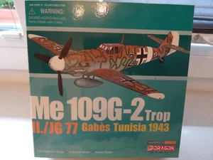 DRAGON 50068 Me 109G-2 Trop II.JG 77 Gabes Túnez 1943 1:72 - Imagen 1 de 2