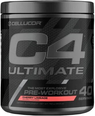 Cellucor C4 Ultimate Pre Workout (40 Servings) Cherry Limeade **CLUMPY** - Image 1 of 3