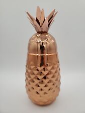 Crofton Pineapple Cocktail Shaker Copper Plate Stainless Steel Shaker (Read)