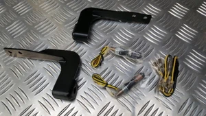 ROCKET 3 - BLACK FRONT INDICATOR BRACKETS & LED INDICATOR'S - Picture 1 of 11