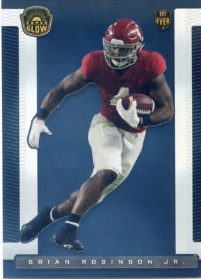 2021 Super Glow Sports Inaugural BRIAN ROBINSON JR 1st Ever Base Silver Card #27 - Image 1 of 2