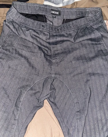 ZANEROBE Joggers - 34x30 Slim Fit Pants - Color: ‘Denim-Gray’ Mens Stretch Jeans Cover