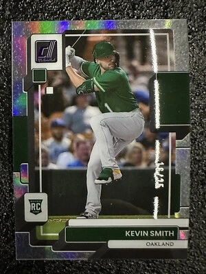 2022 Chronicles Clearly Donruss Kevin Smith Purple Prizm Rc #23 #16/25 Ssp - Image 1 of 4