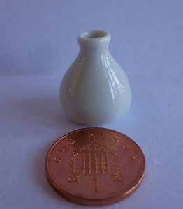 Jarrón de cerámica a escala 1:12 casa de muñecas miniatura - Imagen 1 de 1