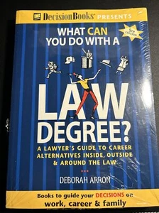 What Can You Do With a Law Degree? A Lawyer's Guide to Career New Free Shipping - Picture 1 of 2