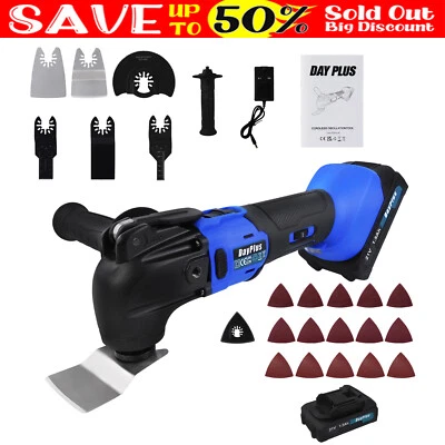 21V Cordless Multi Purpose Tool Oscillating Multi-Tool with BATTERY & CHARGER