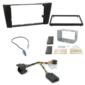Mercedes Clase E W211 Doble Din Fascia Panel Adaptador Coche Estéreo Kit de Montaje - Imagen 1 de 1