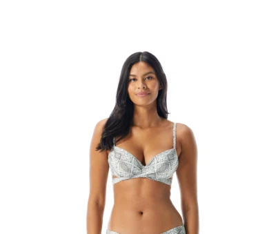 NUEVO Top de bikini envolvente con aros de piel de serpiente Coco Reef para mujer talla 32/34DD NUEVO CON ETIQUETAS Foto 1 de 4