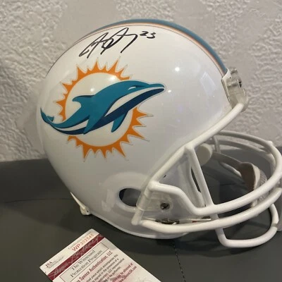 Jay Ajayi Autographed Signed Full Size Helmet Miami Dolphins JSA COA - Image 1 of 4