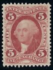 B&D : 1862-71 U.S. Scott R27c 5c Washington Inland Exchange XF (petits défauts)