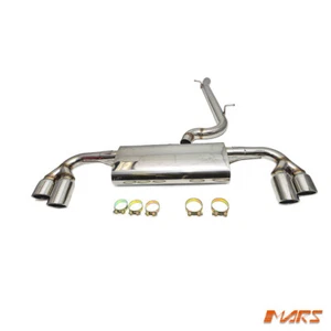 Performance Twin Out Muffler Exhaust CAT-BACK for AUDI TT 8J 4WD Quattro 2006-14 - Picture 1 of 8