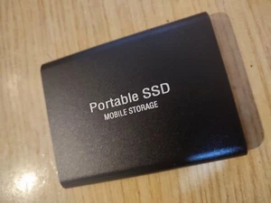 Dysk zewnętrzny przenośny SSD portable 2TB Nowy nie używany czarny aluminium - Zdjęcie 1 z 2
