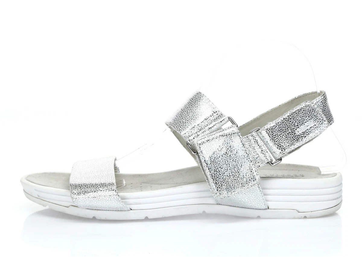 Geox Women's D Felyxa C Open Toe Wedge Sandals - Buckle Closure, Comfort Fit