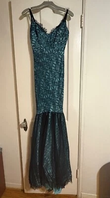 Официальное кружевное вечернее платье Dina Bar-El. Совершенно новый носили только один раз для события  - Изображение 1 из 4