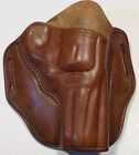 Ruger GP100 Custom Leather Pancake Holster 4" by ETW Outside Carry Right Hand