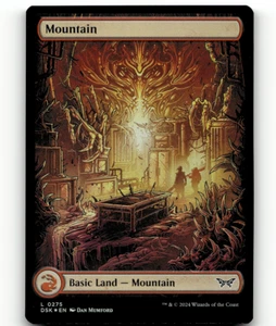 FOIL - MTG Mountain #275 - Duskmourn: House of Horror - Picture 1 of 1