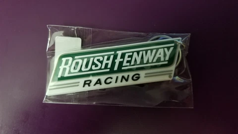 ROUSH FENWAY RACING KEYCHAIN KEYRING - NEW IN PACKAGE Cover