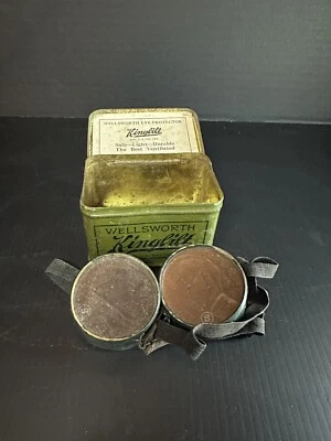 Gafas Steampunk De Colección Wellsworth Kingbilt Pat. Verde Ver Descripción Foto 1 de 4