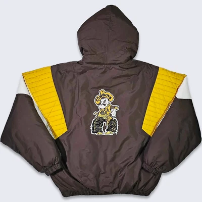 Chaqueta de iniciación Wyoming Cowboys vintage años 90 - Fútbol universitario Foto 1 de 4
