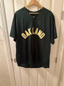 Jose Canseco Sports Martin Autographed Batting Practice Jersey Size xl - Picture 1 of 6