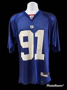Justin Tuck #91 New York Giants Reebok Throwback Jersey Men's MED USED