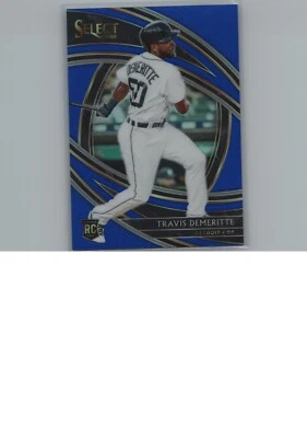 2020 Panini Select TRAVIS DEMERITTE RC PREMIER BLUE PRIZM #160 TIGERS 1/149 - Image 1 of 2